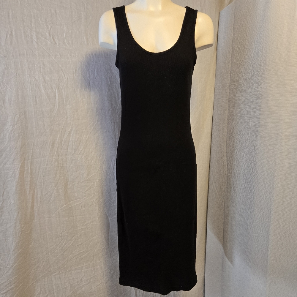 Long Ribbed Tank Dress - Size M - Picture 3 of 8